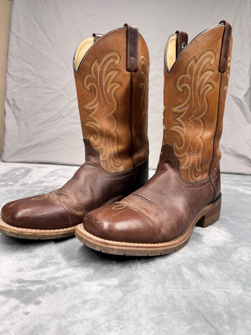 Dan Post Work Welt Brown Oil Resistant Boots - Picture 2 of 12